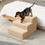 Escaliers 3 marches chien & chat – Housse lavable & antidérapante Beige One PETS-TOP