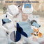 Escaliers 3 marches pour chien – Housse lavable & antidérapante Bleu One PETS-TOP