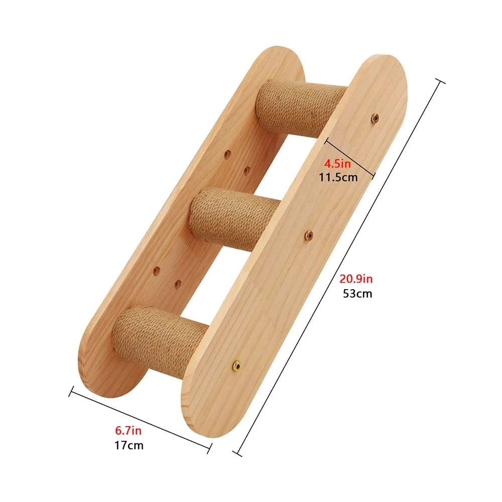 Étagères d'escalade murales pour chat – Hamac, griffoir, pont, escalier - One PETS - TOP