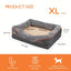 Lit orthopédique XXL pour chien – Sofa moelleux avec housse lavable