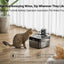 Fontaine eau automatique 2,5L inox – Distributeur sans fil - One PETS - TOP