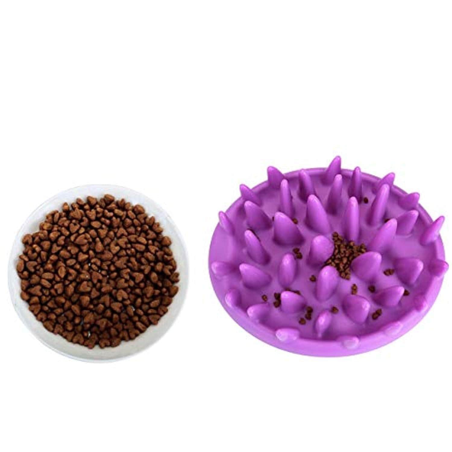Gamelle D'Alimentation Lente Anti Ballonnements Pour Petits, Moyens Grands Chiens Et Chats, Gamelle Anti - Glouton Gamelle Interactif Pour Chien Chat Gamelle Evite Manger Vite - One PETS - TOP