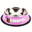 Gamelle personnalisée antidérapante chien & chat – Acier inoxydable premium Rose 3 / S One PETS-TOP
