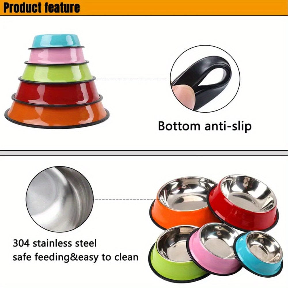 Gamelle personnalisée antidérapante chien & chat – Acier inoxydable premium One PETS-TOP