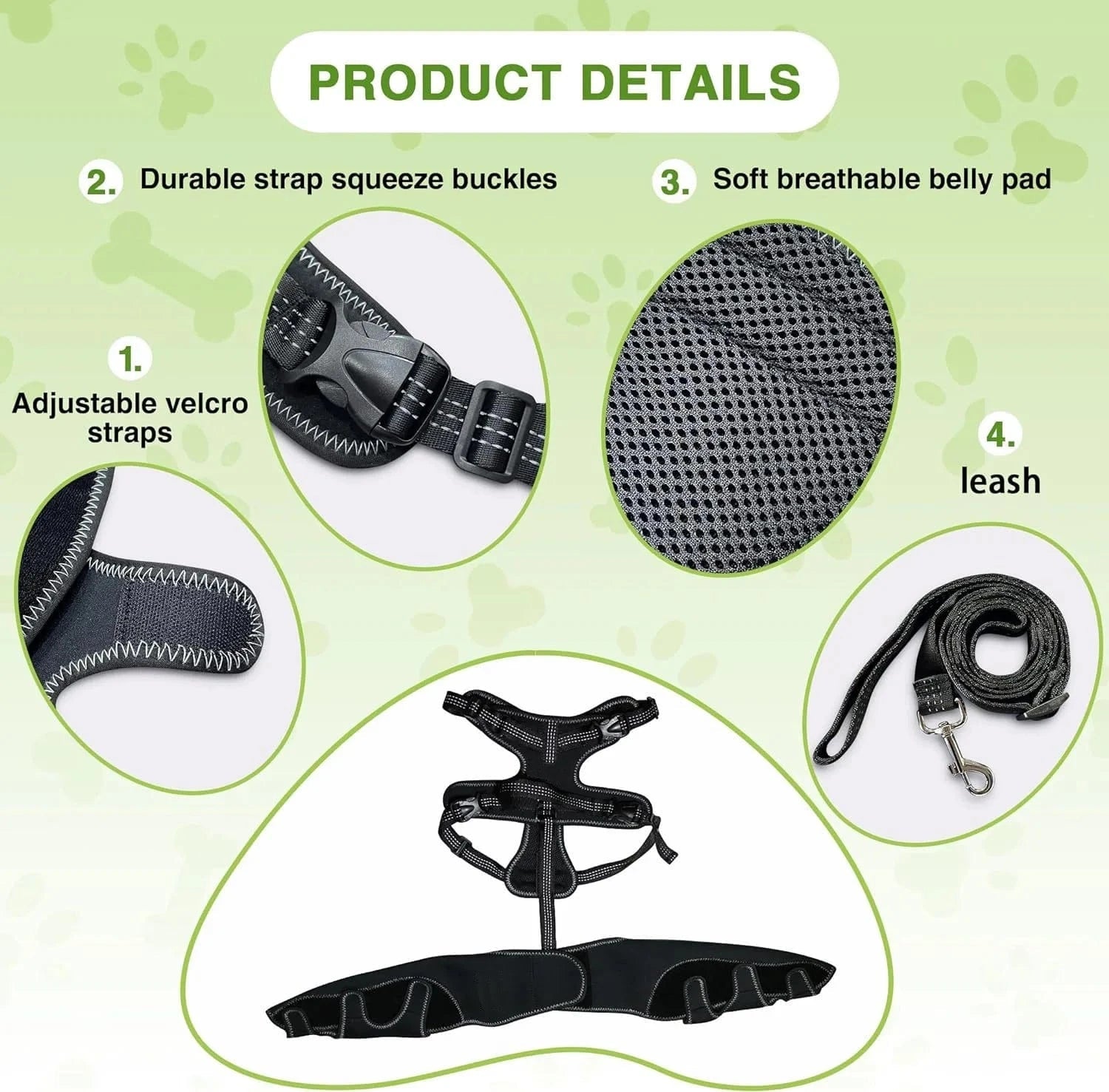Genouillère chien avec support métal – Attelle ACL réglable, arthrite - One PETS - TOP