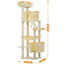 Grand arbre à chat 180cm – Tour avec hamac, griffoir sisal, jouets - One PETS - TOP