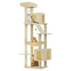 Grand arbre à chat 180cm – Tour avec hamac, griffoir sisal, jouets - One PETS - TOP