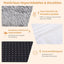 Grand panier pour chien XXL – Lit géant avec plaid & coussin gonflable Gris One PETS-TOP