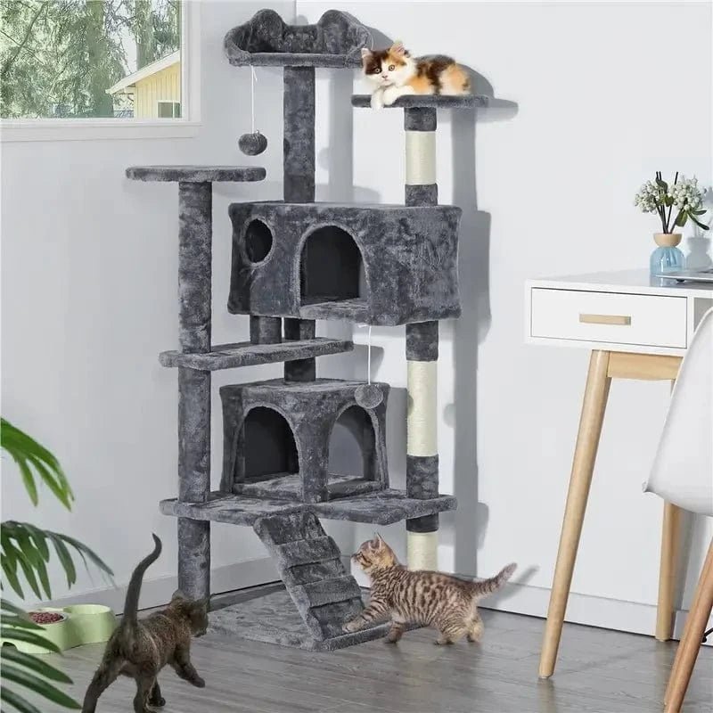 Grande maison pour chatons et chats – Tour condo avec griffoirs - One PETS - TOP