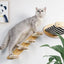 Hamac mural d'escalade pour chat, poteau à gratter pour meubles en bois, marches d'échelle, chats dormant et jouant - One PETS - TOP
