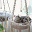Hamac suspendu pour animaux – Balançoire chat en corde coton tissée - One PETS - TOP