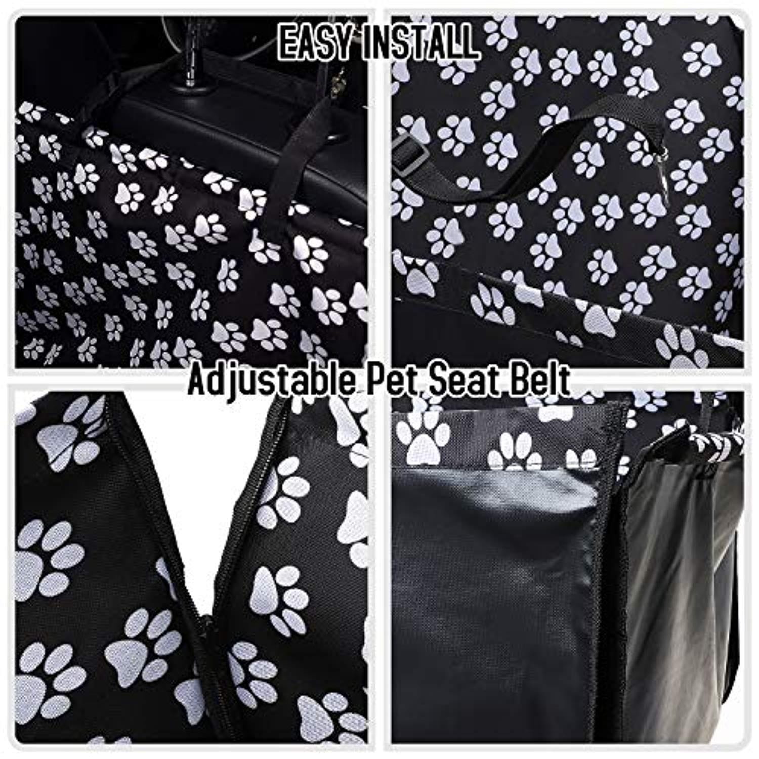 Housse De Siège D’Animal, Housse De Protection Arrière Avec Laisse De Sécurité Pour Voyage De Chiot, Imperméable Respirante Pour Voiture/Suv/Camion One PETS-TOP