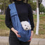 Sac à bandoulière pour chien et chat, transport confortable et portable – vue 10