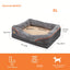 Lit orthopédique XXL pour chien sofa moelleux avec housse lavable – détail