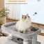 Arbre à chat XXL 170cm multi-niveaux griffoirs niches – détail 8