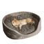 Lit ovale pour chien/chat, coussin orthopédique toutes saisons – en situation