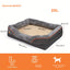 Lit orthopédique XXL pour chien sofa moelleux avec housse lavable – en situation