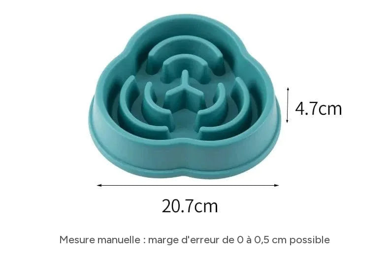 Bol nourriture lente anti-etouffement pour chiens et chats