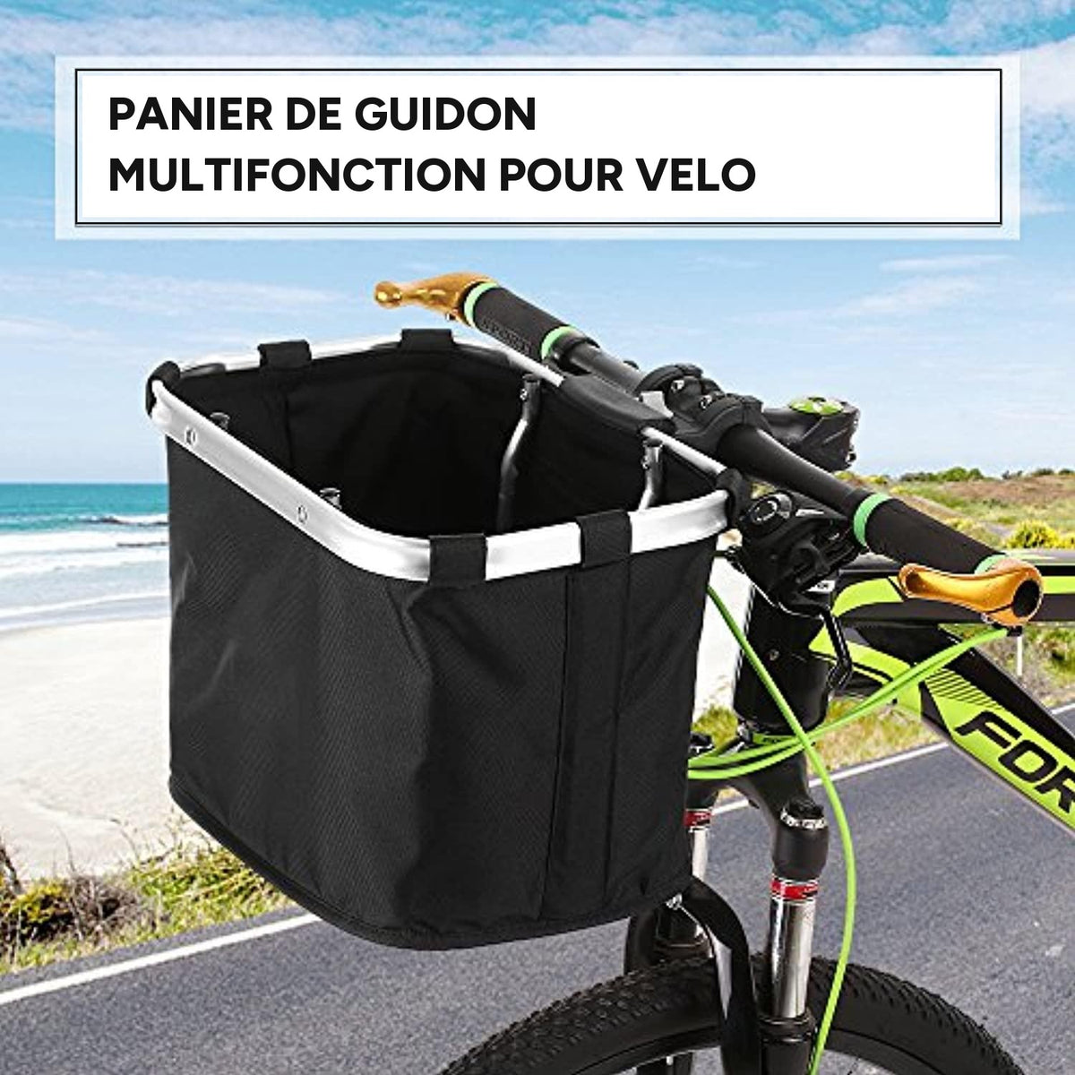 Lixada panier vélo avant pliant amovible pour chien et chat - One PETS-TOP – vue 9