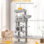 Arbre à chat XXL 170cm multi-niveaux griffoirs niches – détail 9