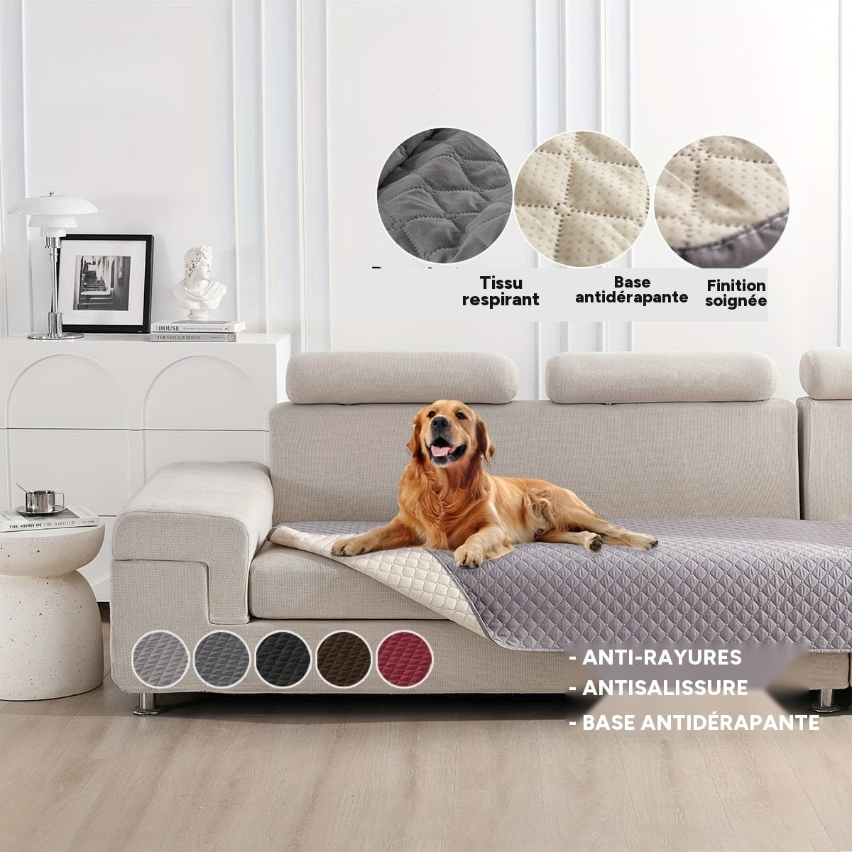 Couverture chien anti rayures