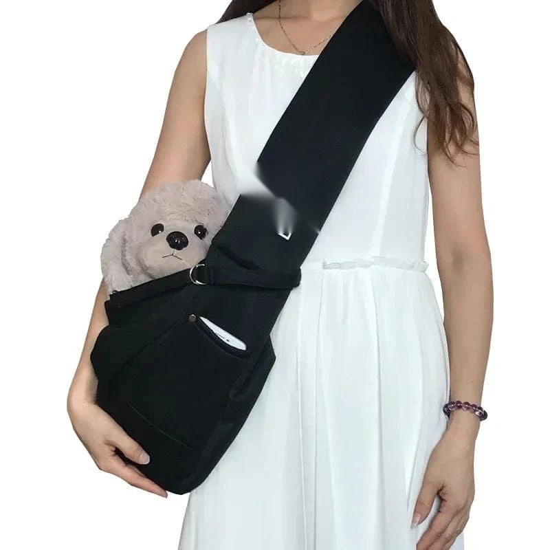 Sac à bandoulière pour chien et chat, transport confortable et portable – vue 13