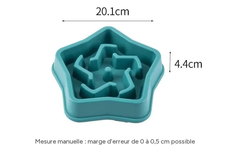 Bol nourriture lente anti-etouffement pour chiens et chats