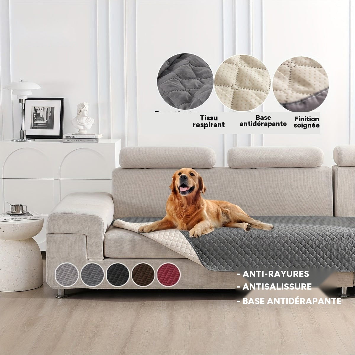 Couverture chien anti rayures