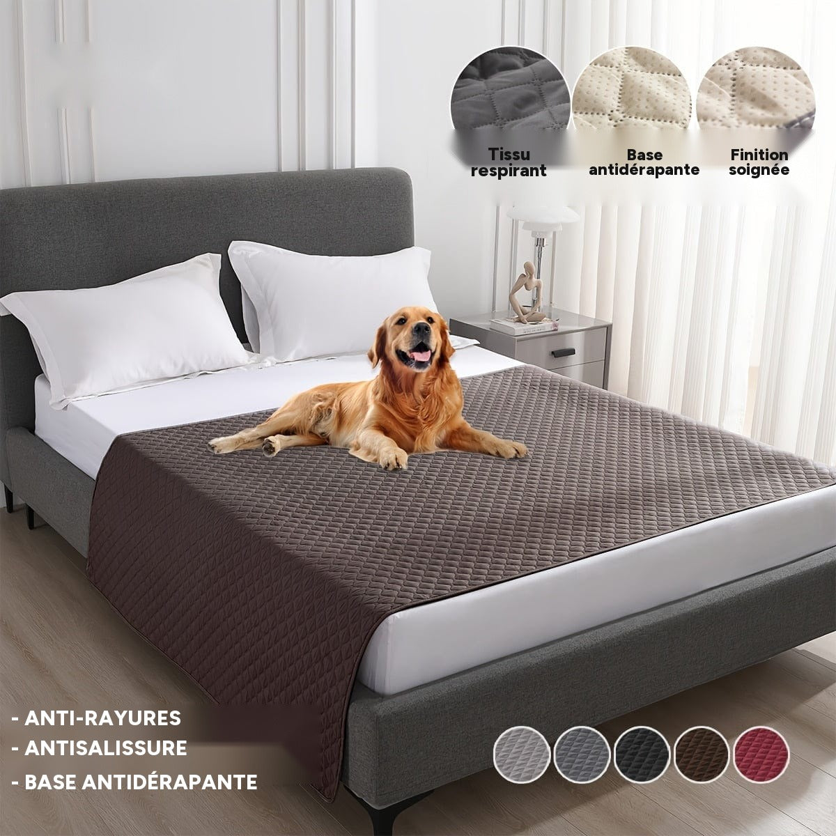 Couverture chien anti rayures