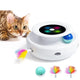 Jouet automatique Rojeco - balle interactive plume pour chat et chien