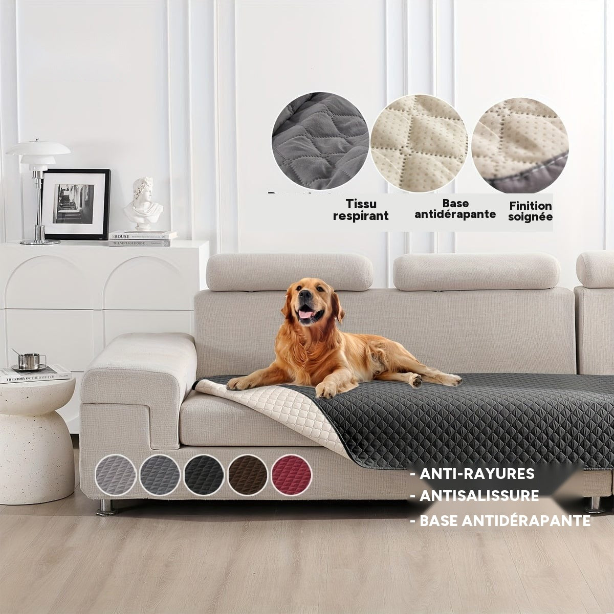 Couverture chien anti rayures