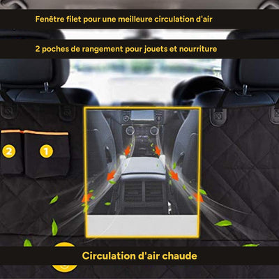 Housse de siège pour chien - protection banquette arrière
