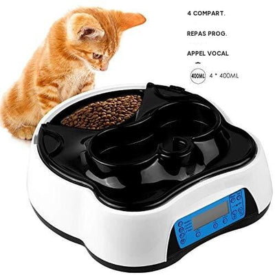 DuoDistrib distributeur 2-en-1 pour animaux, vocal & LCD - One PETS-TOP – vue 2