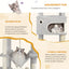 Arbre a chat XXL 7 poteaux - infographie 1