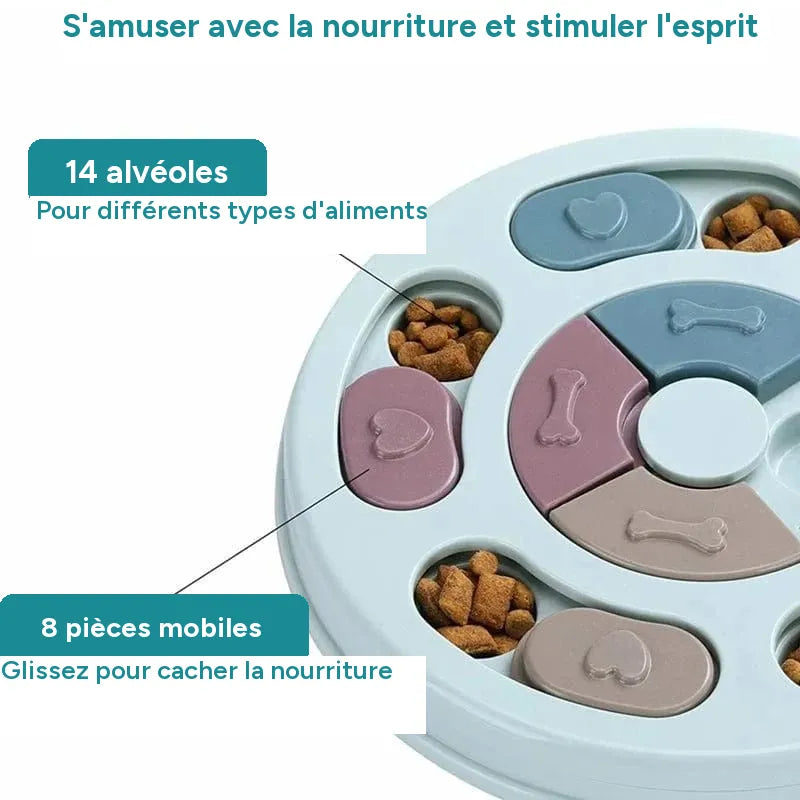 Bol cachette de nourriture pour chien – Jouet éducatif & interactif - One PETS-TOP – vue 2