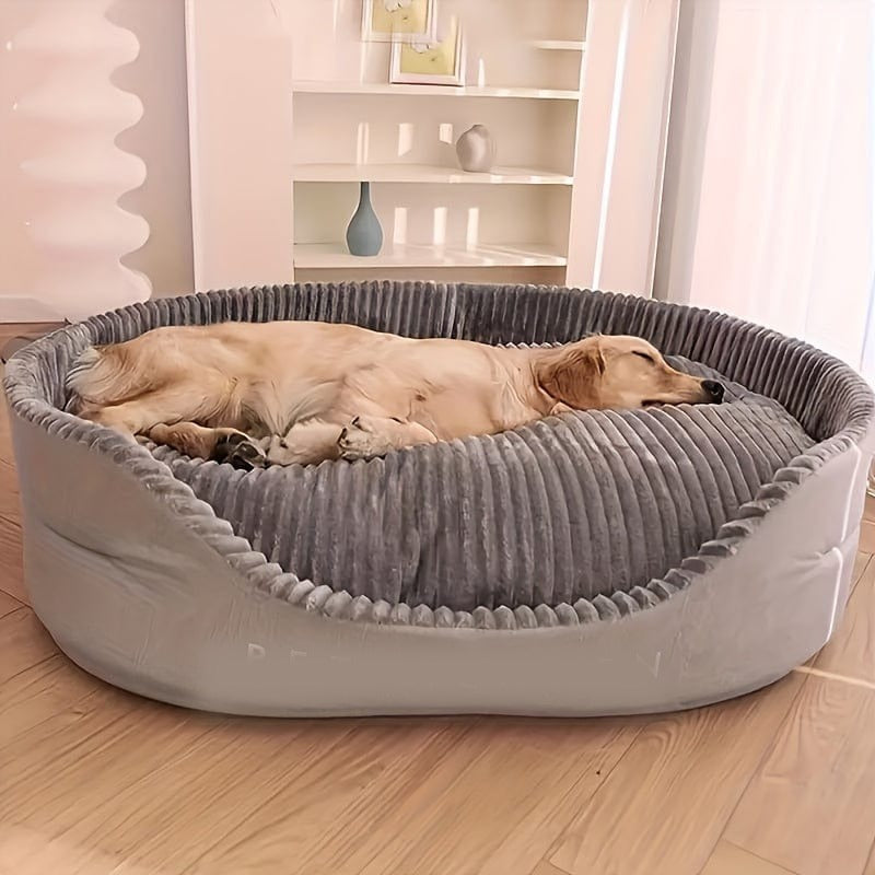 Lit ovale pour chien/chat, coussin orthopédique toutes saisons – vue 2