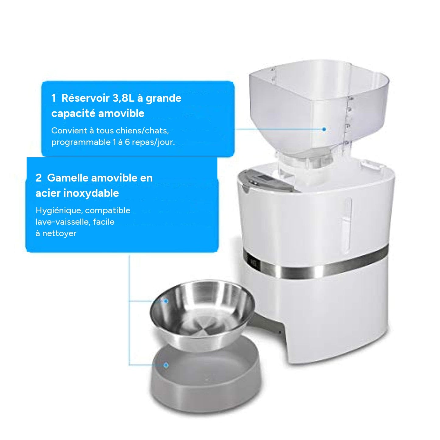 Distributeur automatique pour animaux domestiques chien chat