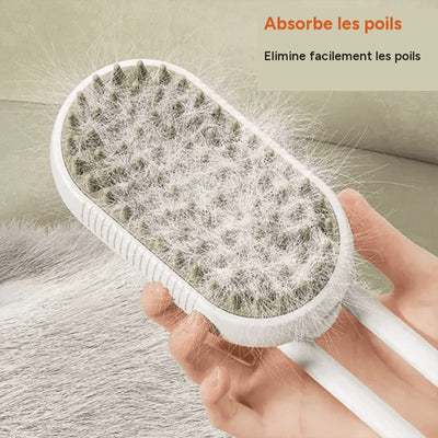 Brosse de massage a spray pour chien et chat – vue 2