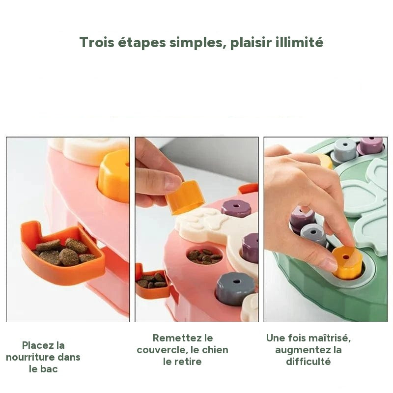 Puzzle distributeur de nourriture pour chien et chat 🐾 - One PETS-TOP – vue 2