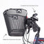 Panier guidon vélo électrique - compatible écran, maille fine facilement amovible