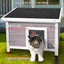 Maison en bois pour chat - niche interieure exterieure toit etanche – vue 3
