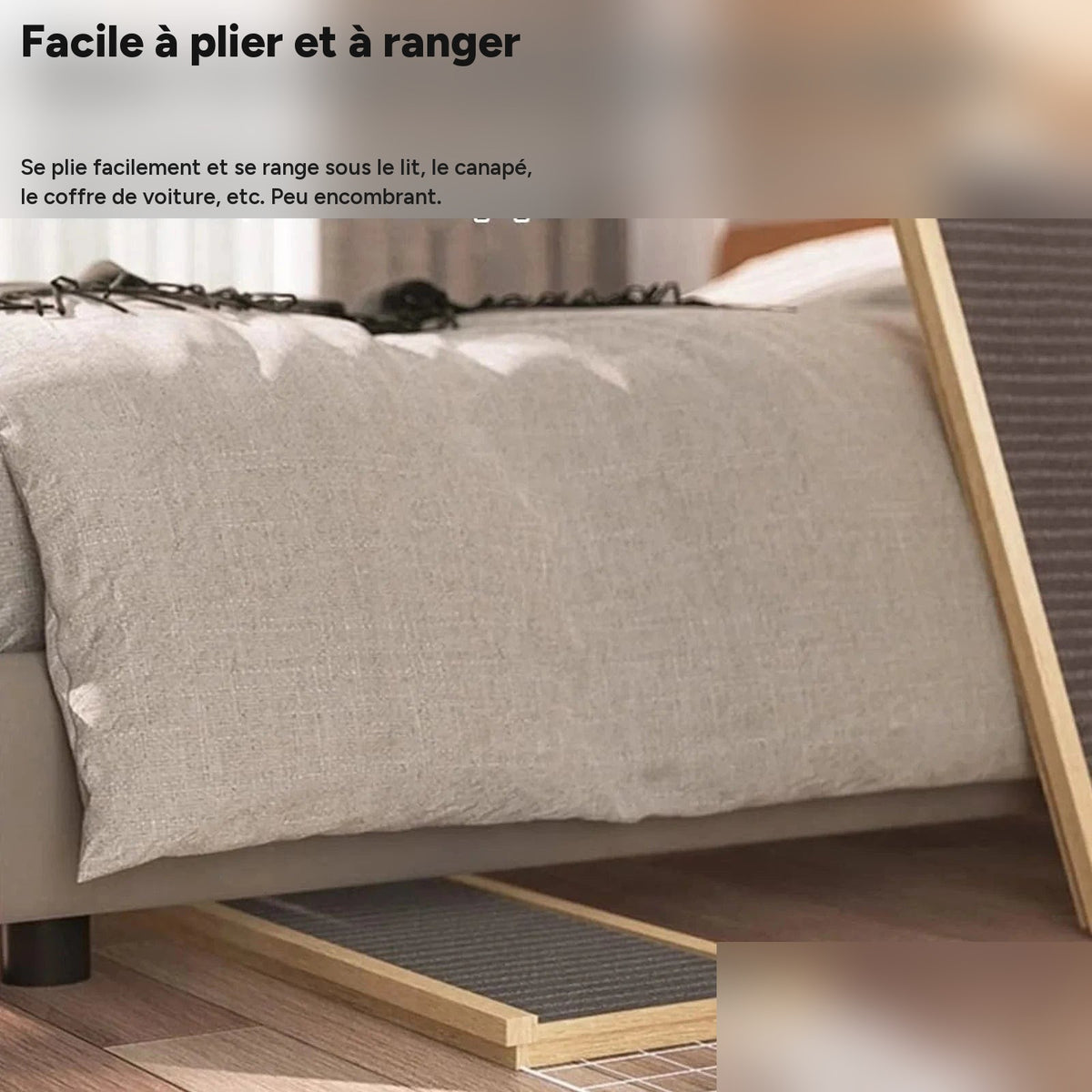 Rampe réglable en bois pour animaux – vue 3