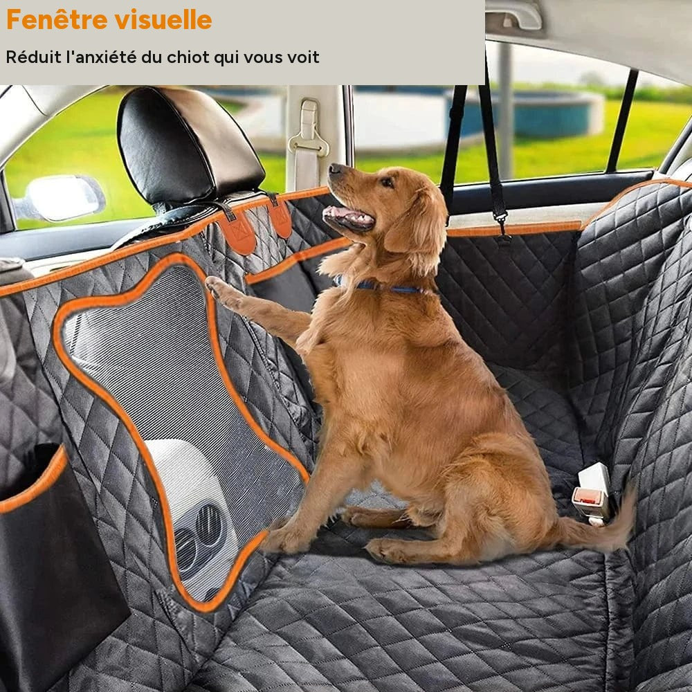 Housse de siège voiture étanche pour chien - vue installation