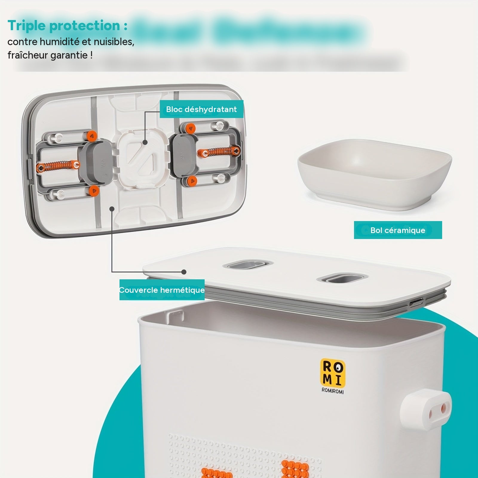 Distributeur automatique 8L pour chats et chiens