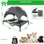 Lit surélevé pour chien avec auvent, couchage portable intérieur/extérieur – vue 2