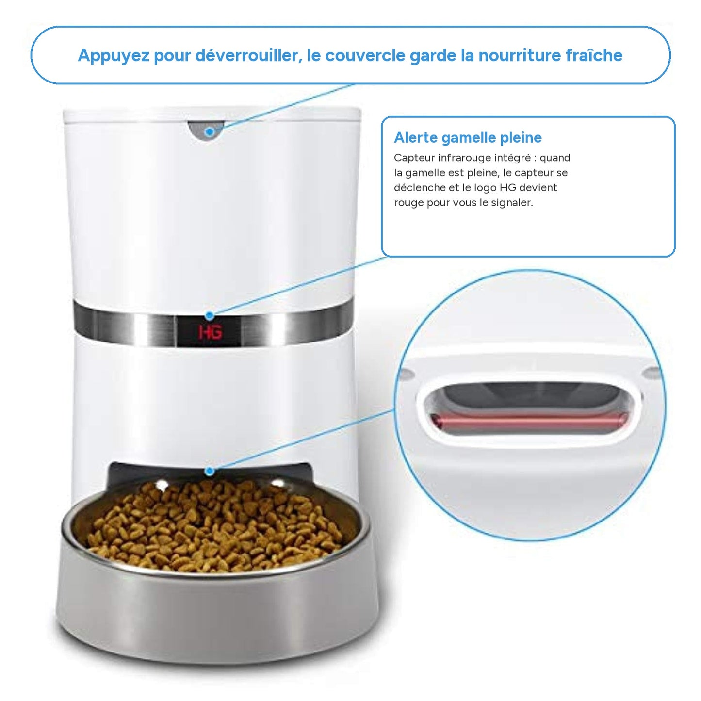 Distributeur automatique pour animaux domestiques chien chat