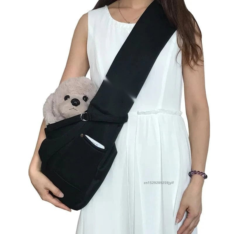 Sac à bandoulière pour chien et chat, transport confortable et portable – vue 4