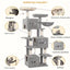 Arbre à chat XXL 193 cm Maine Coon - infographie multifonctionnelle