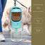 Bouteille d'eau portable 2-en-1 pour chiens et chats en balade