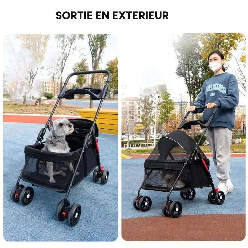 Poussette pliable légère pour animaux – vue 5